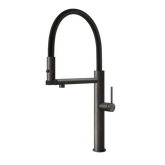Gessi 316 Cesello rubinetto cucina semi professionale con canna girevole e doppio getto 60214